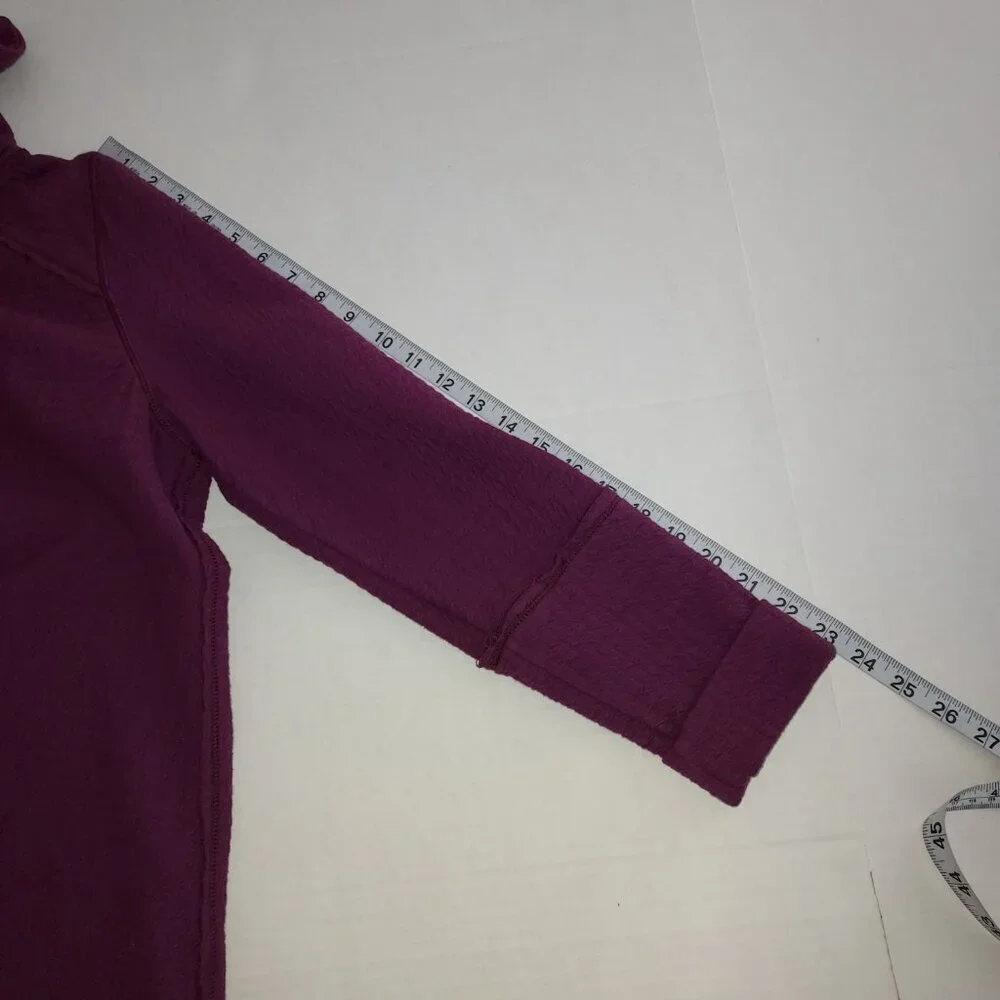 Soft Surroundings Cowl Neck Purple Sweater Size Large